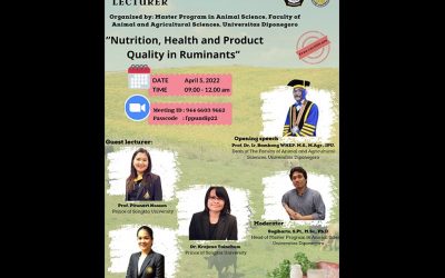 International Guest Lecture FPP UNDIP Themed “Nutrition, Health and Product Quality in Ruminants”