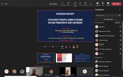 Thesis Examination of International Students from Nigeria in the Masters of Animal Science Masters Study Program