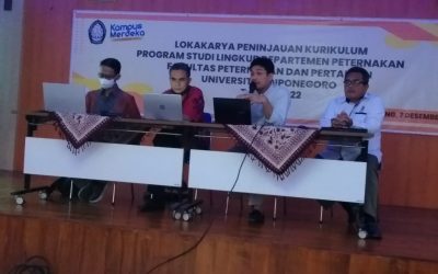 Workshop on Reviewing the Curriculum of the Scope Study Program of the Department of Animal Husbandry FPP UNDIP